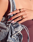 Gilded Noel Handmade Press On Nails