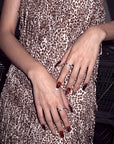 Golden Espresso Handmade Press On Nails