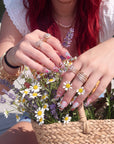 Psychedelic Whimsy Handmade Press On Nails