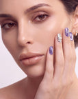 Amethyst Veil Handmade Press On Nails