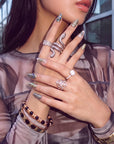 Gilded Armor Handmade Press On Nails