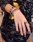 Leopard Metal Handmade Press On Nails