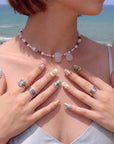Vintage Canvas Handmade Press On Nails