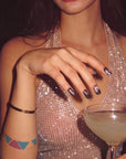 Amber Nocturne Handmade Press On Nails