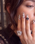 Noir Étoile Handmade Press On Nails