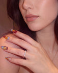 Dusk Glow Mirage Handmade Press On Nails