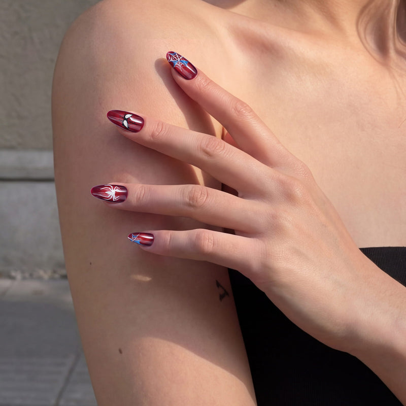 Spider-Verse Hero Handmade Press On Nails