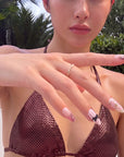 Parisian Charm Handmade Press On Nails