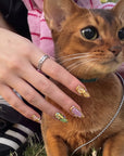 Jewel Mosaic Handmade Press On Nails