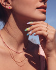 Summer Splash Handmade Press On Nails