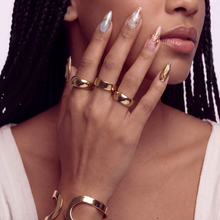 Radiant Fusion Handmade Press On Nails