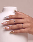 Radiant Fusion Handmade Press On Nails