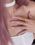 Honey Bloom Handmade Press On Nails