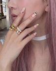 Honey Bloom Handmade Press On Nails