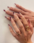 Crimson Sonata Bundle Handmade Press On Nails