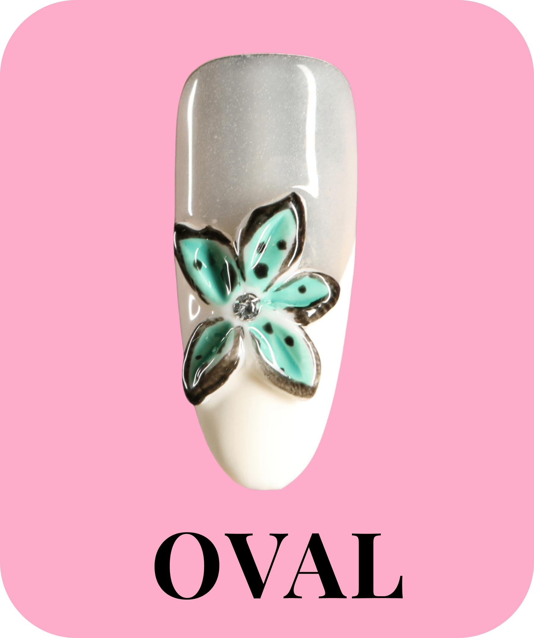 Embrace elegance with BEYONDCANVA's handmade OVAL nails, crafted for a timeless, graceful look that complements every style.