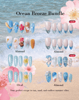 Ocean Breeze Bundle Handmade Press On Nails