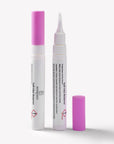 Beyondcanva nail glue remover pen shown open with pink cap beside it as part of the repositionable glue kit