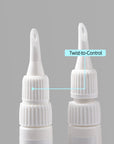 Close-up of Beyondcanva glue remover pen twist-control tip and nozzle on a gray background