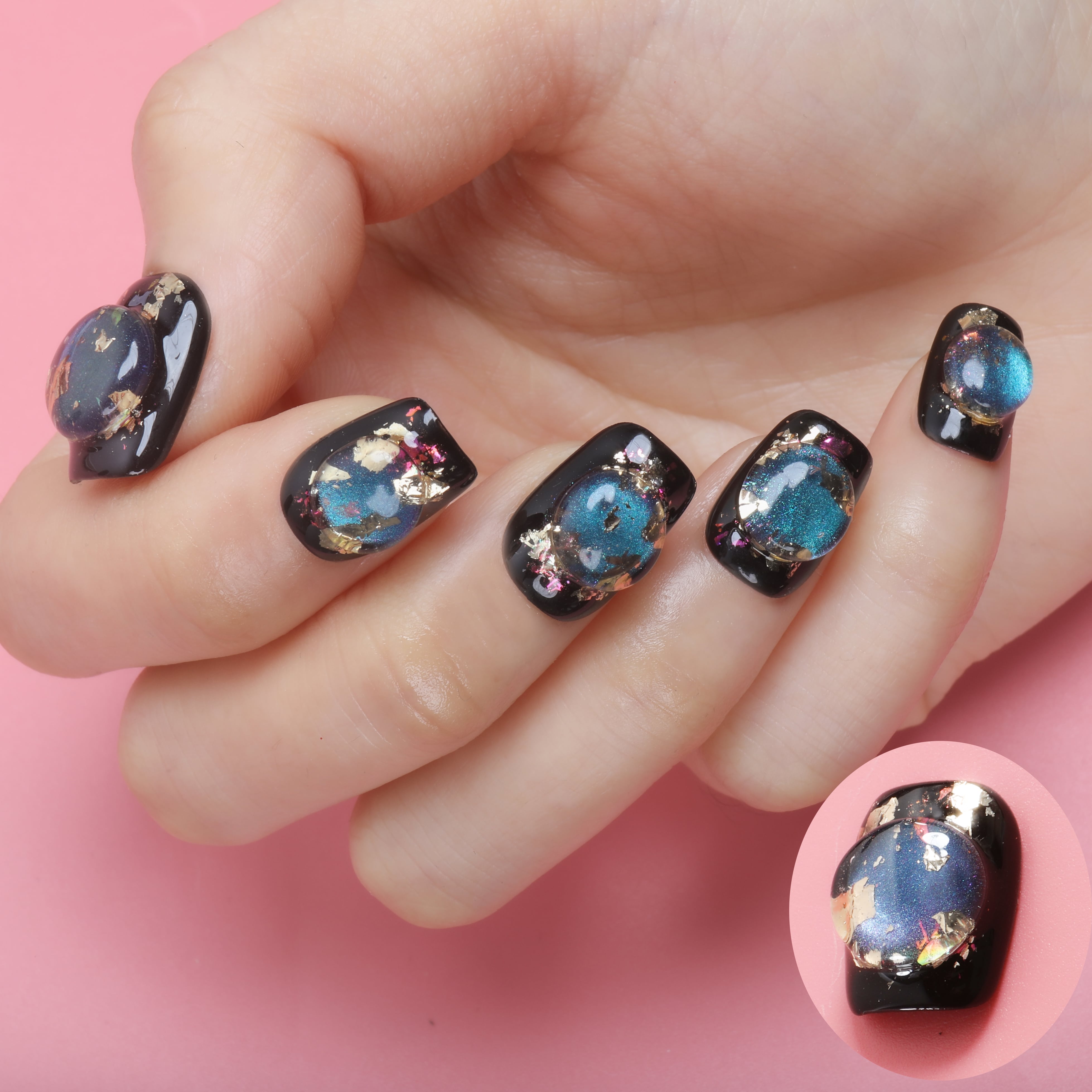 The Blue Planet Handmade Press On Nails