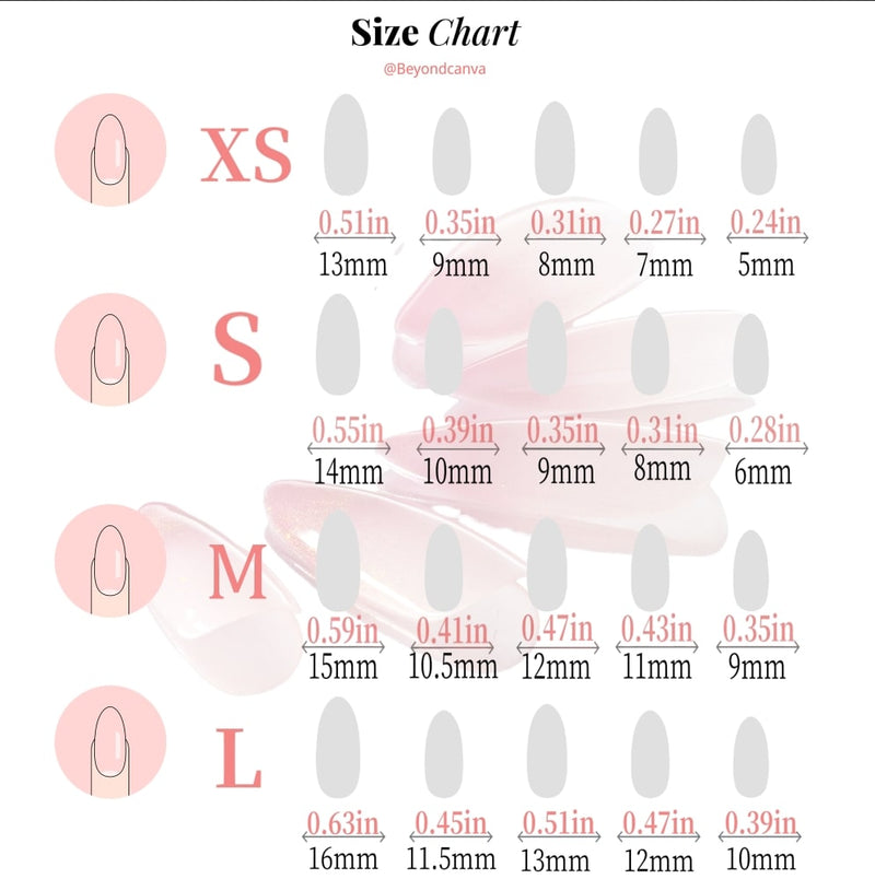 Glazed French Handmade Press On Nails